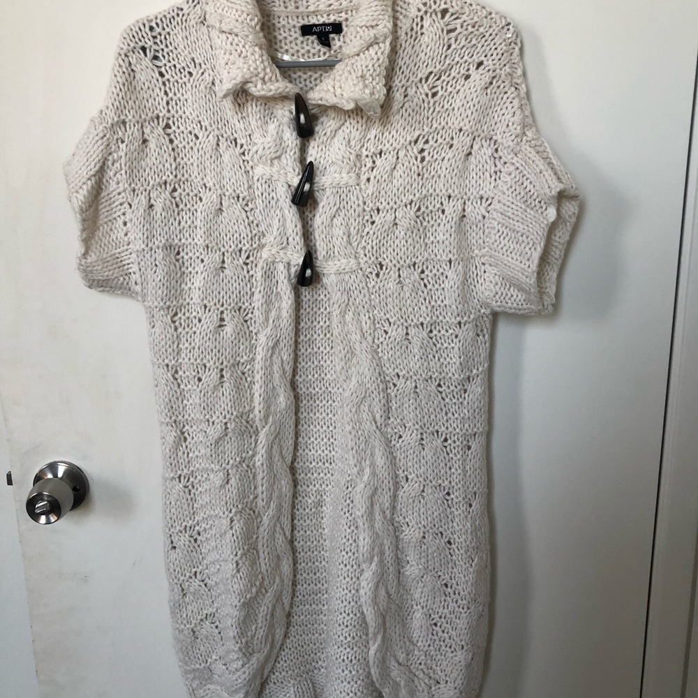 White button cape
